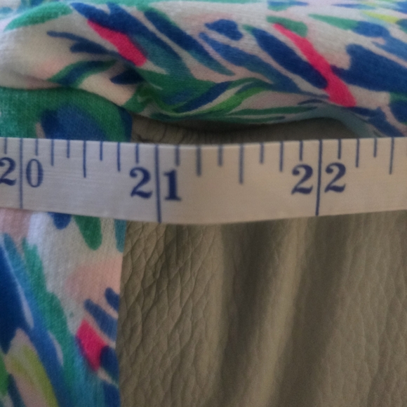NWT Lilly Pulitzer Jansen Sweatshirt L Long Sleeve Blue Ibiza Cabana Top Shirt - Picture 5 of 11